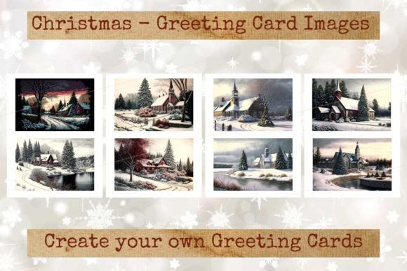 Download Vintage Holiday Season Card Images #01 - Holiday Collection