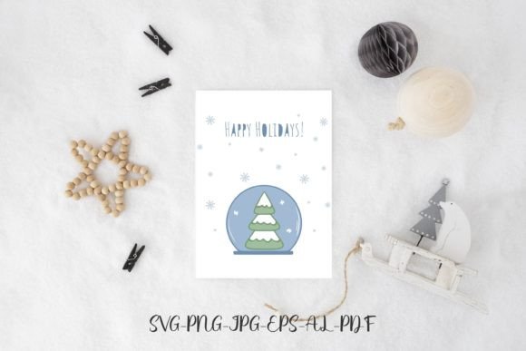 Download Festive Card Happy Holiday|Template PNG - Holiday Collection