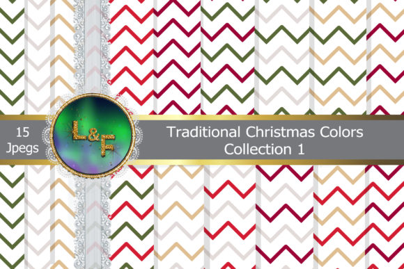 Download Traditional Christmas Color Zigzag - Traditional christmas Collection
