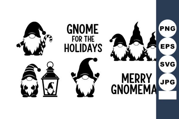 Download Gnome Holiday Festive Illustrations - Holiday Collection