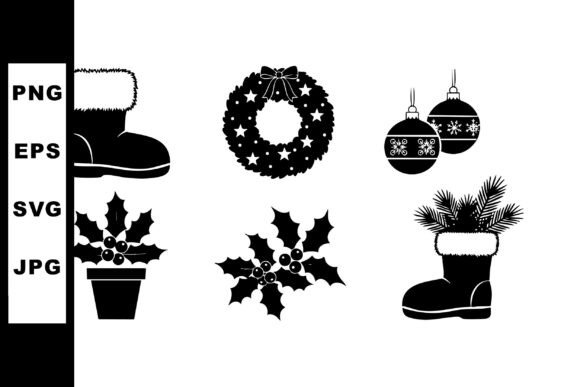 Download Christmas Holiday Decorations Vector Set - Holiday Collection